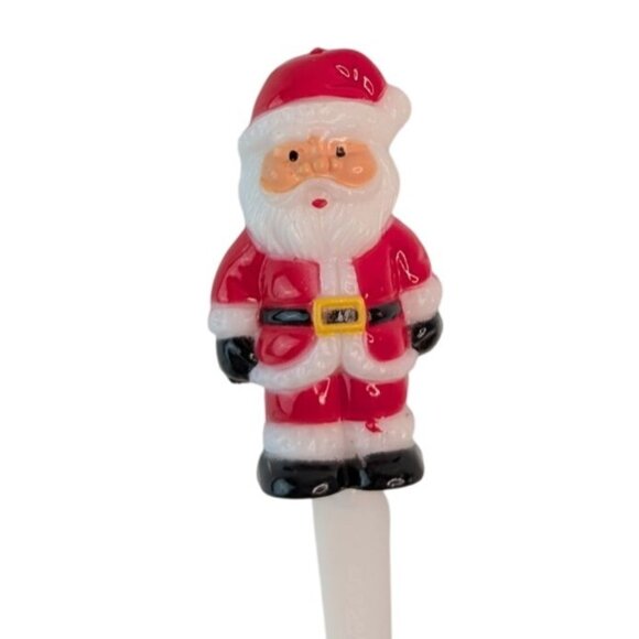 DecoPak Christmas Santa Claus Cupcake Pick Topper Set of 6 - Picture 6 of 8